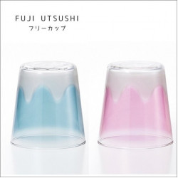 Made in Japan FUJI UTSUSHI Mount Fuji light glass
