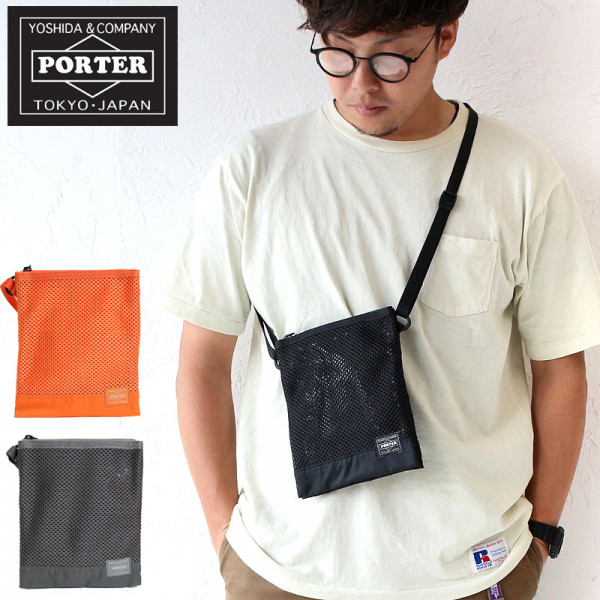 Porter Screen Sacoche mesh shoulder bag made in Japan