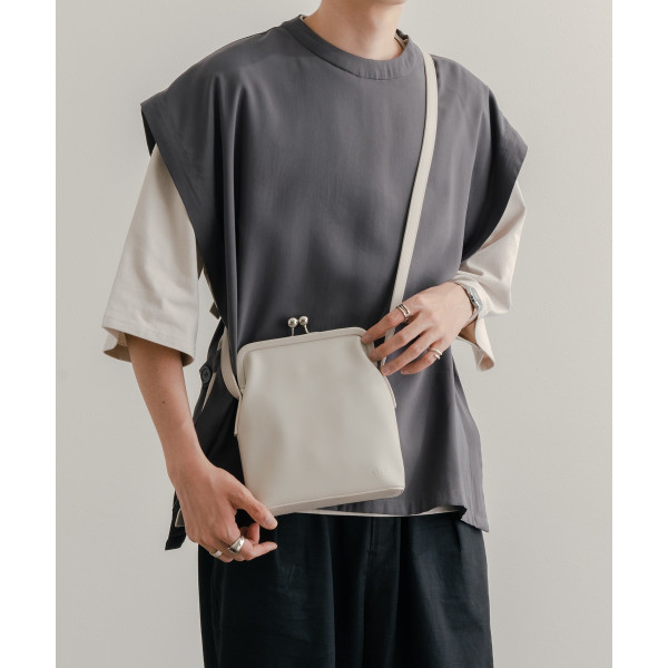 Japanese epnok nubuck leather shoulder bag
