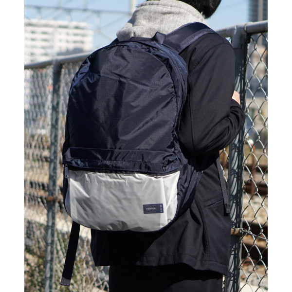 Porter X Beams Lightweight Colorblock Backpack Made in Japan