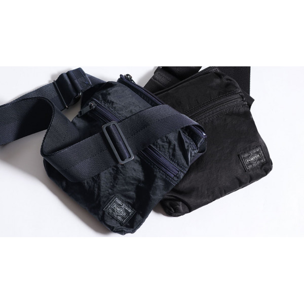 Porter Ring Square Thin Lightweight Shoulder Bag Made in Japan
