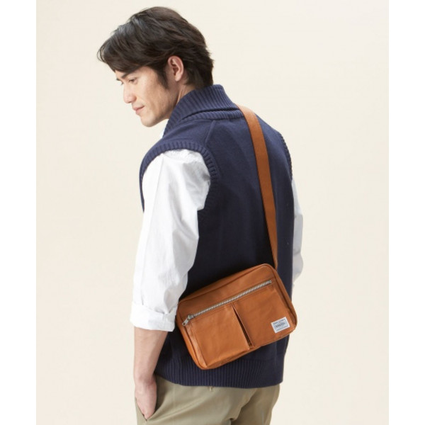 Porter Free Style double-layer storage shoulder bag made in Japan