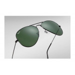 Ray-Ban Aviator Black/Green Sunglasses