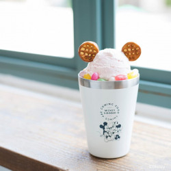 Japan MILKFED Mickey Minnie double insulated cup