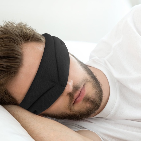 Stereoscopic shading sleep mask