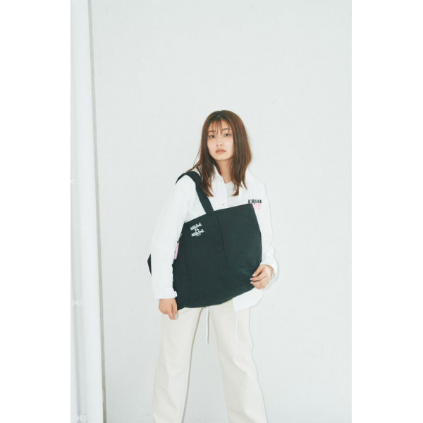Japanese MILKFED Super Large Lightweight Canvas Shoulder Bag