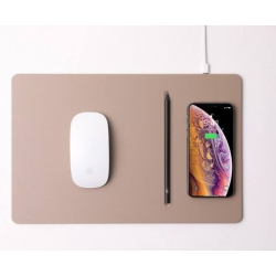 Multi functional Qi wireless charging mouse pad 2.0