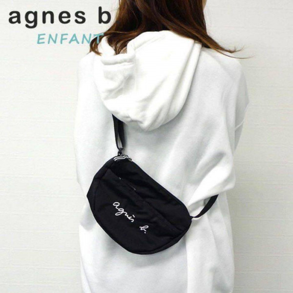 Agnes b Half Moon Mini Shoulder Bag
